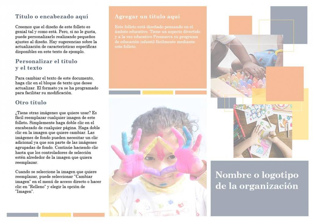 plantilla folletos world