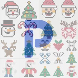 Plantillas Hama Beads Navideñas